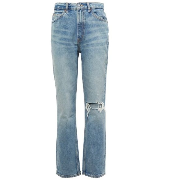 Re/Done 70s Straight high-rise jeans - Picture 1 of 7